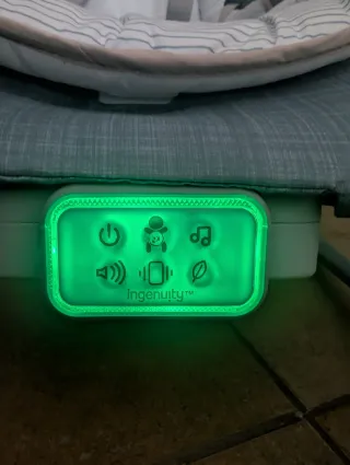 Hamaca Bebé Ingenuity Happy Belly Azul