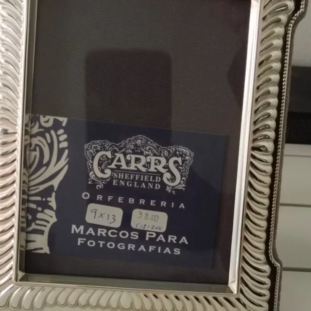 Marco de fotos CARRS 9x13cm plateado