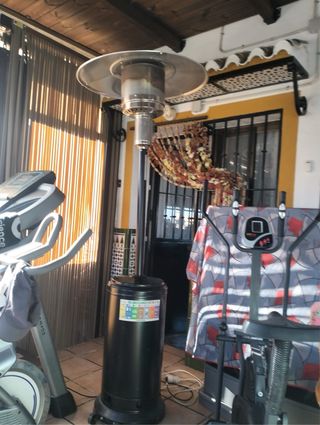 Estufa exterior casi sin usar