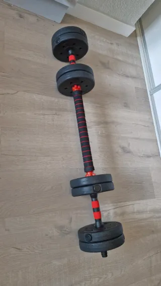 Manubri regolabili con barra