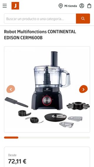 Robot Cocina Continental Edison CERM600B