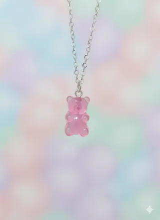 Conjunto 3 colares urso