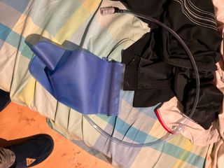Bolsa de hidratación azul