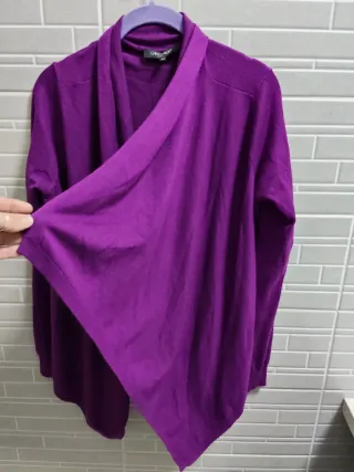 Cardigan donna viola taglia 42