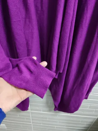 Cardigan donna viola taglia 42