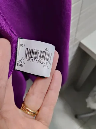 Cardigan donna viola taglia 42
