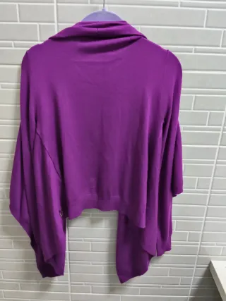 Cardigan donna viola taglia 42