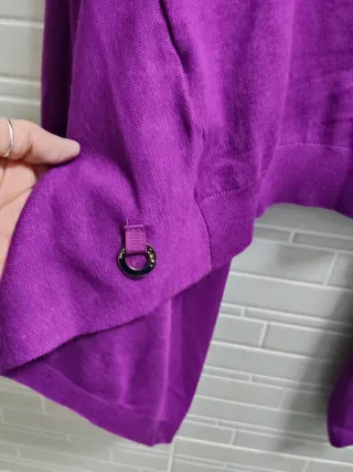 Cardigan donna viola taglia 42