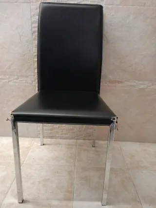 Juego 6 Sillas Comedor Salón Piel Sintética