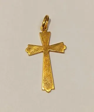 Cruz de oro 18 quilates