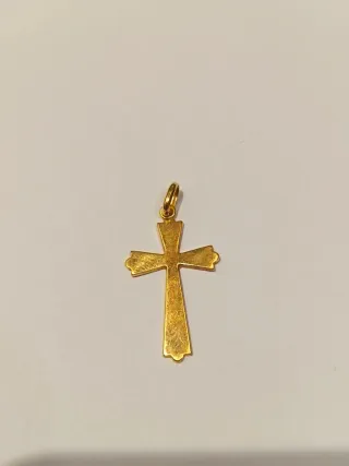 Cruz de oro 18 quilates