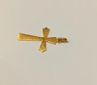 Cruz de oro 18 quilates