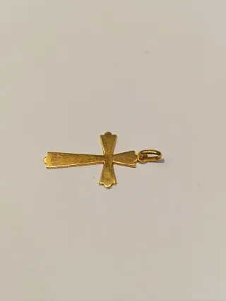 Cruz de oro 18 quilates