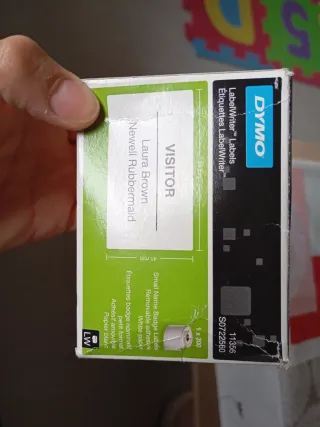 Etiquetas DYMO para tarjetas de identificación