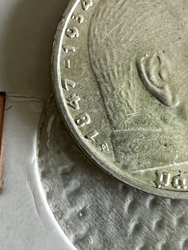 2 Monedas Alemanas Plata de la II Guerra Mundial