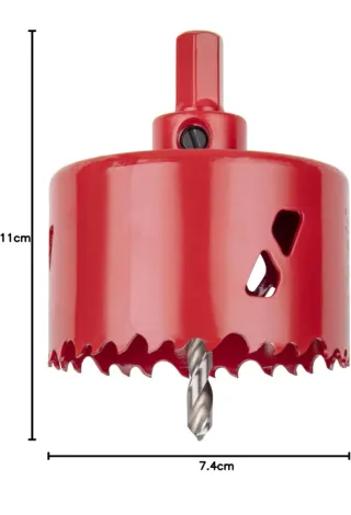 Wolfcraft Sierra Corona BiM Ø74mm