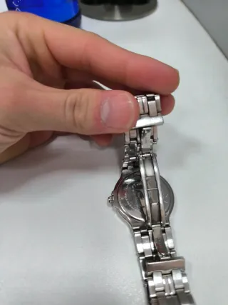 Reloj Titan Azul y Plateado