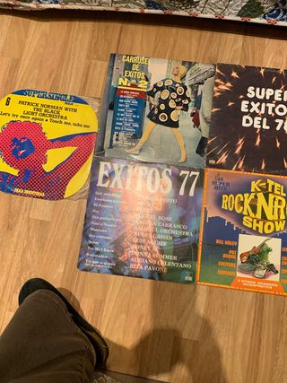 Lote 5 Vinilos Exitos Compilacion
