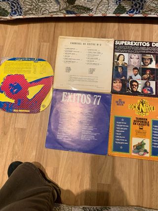 Lote 5 Vinilos Exitos Compilacion