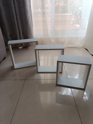 Juego 3 Estanterías Cubo Jyego