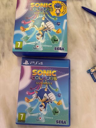 Sonic Colours Ultimate PS4 + Llavero Sonic Bebé