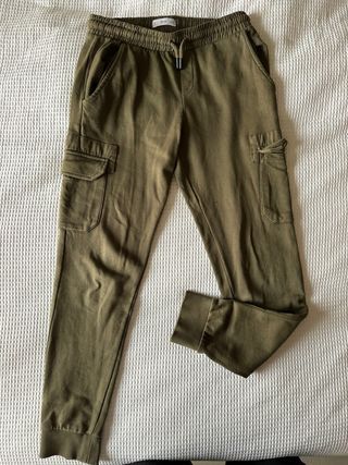 Chándal niño Mango verde militar Talla 152