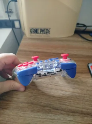 Mando Nintendo Switch Sonic transparente