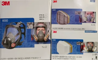 Maschera 3M 6000 + 6 paia filtri