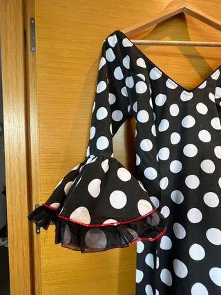 Vestido de flamenca lunares