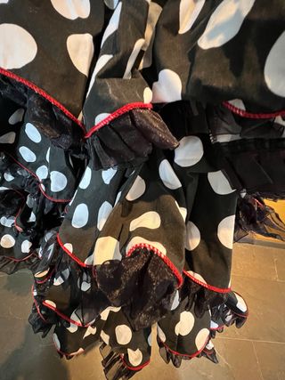Vestido de flamenca lunares