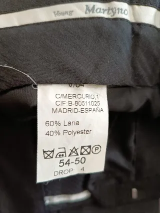 Lote Ropa Caballero Trajes Chaqueta Chaleco Jersey