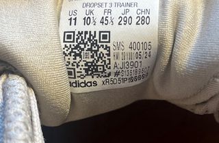 Zapatilla Adidas Dropset 3 Training talla 45 1/3