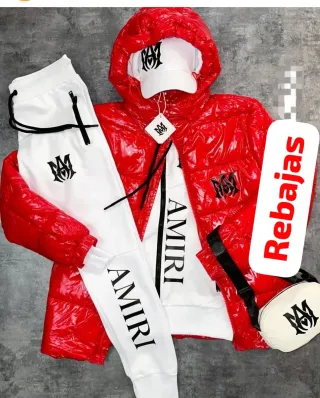 Conjunto Amiri Chándal, Gorra y Bolso