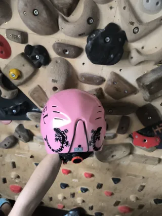 Casco escalada y alpinismo Grivel rosa