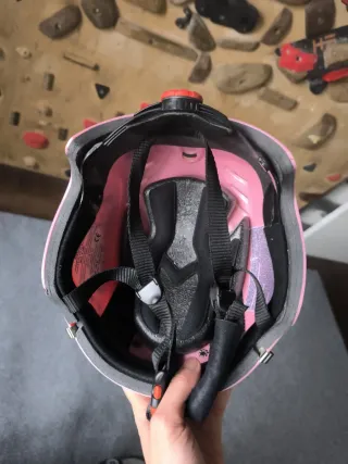 Casco escalada y alpinismo Grivel rosa
