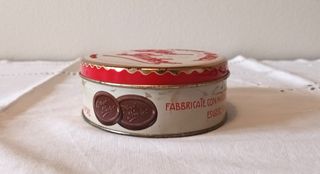 Scatola latta ovale Caffarel anni '90