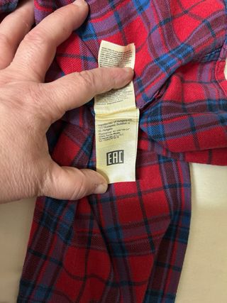 Camisa Wrangler a cuadros M