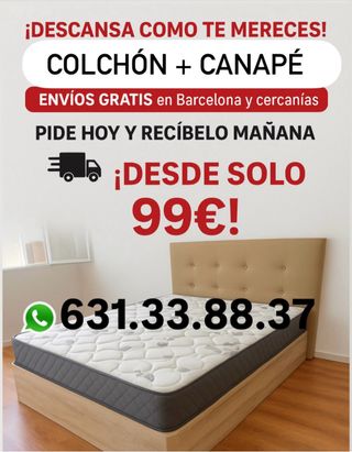Oferta canapes y colchones nuevos envio gratis