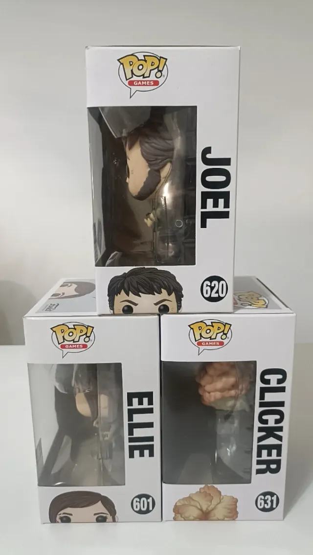 Funko Pop! The Last of Us Joel, Ellie, Clicker
