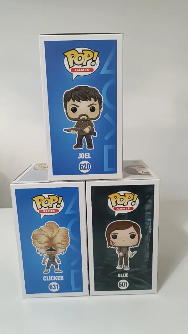 Funko Pop! The Last of Us Joel, Ellie, Clicker