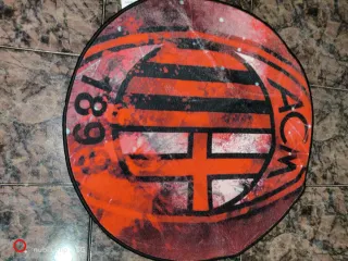 Tappeto AC Milan rotondo