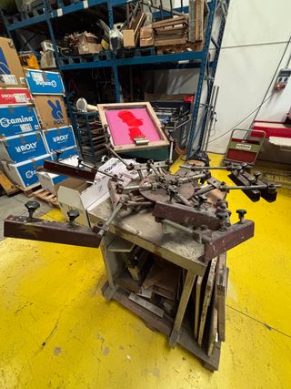 Pulpo serigrafía textil 4 brazos