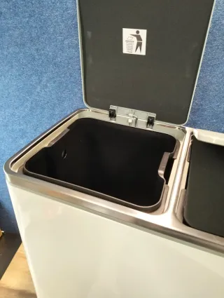 Papelera, Cubo de Basura SONGMICS LTB060WG02