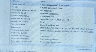 Samsung Netbook 10 Blanco