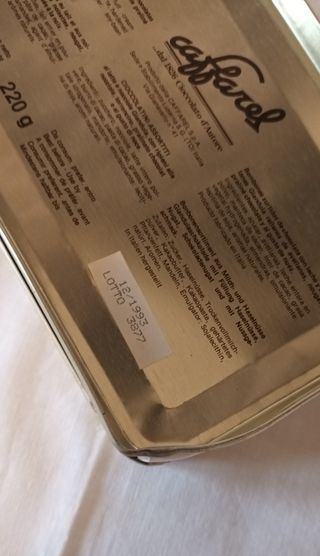 Scatole di latta rettangolari Caffarel (n. 3)