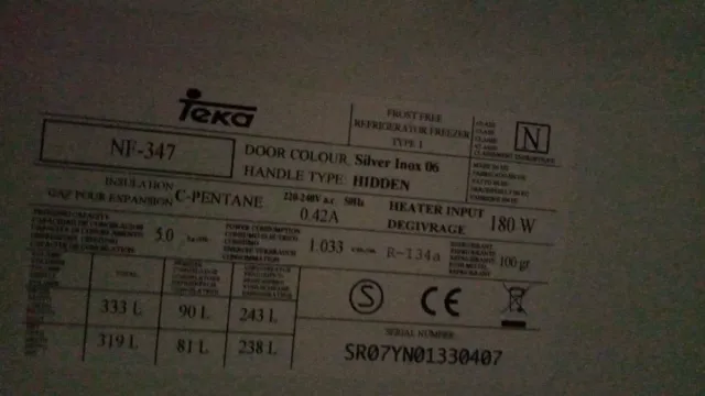 Despiece Frigorífico Teka nf347 nf350