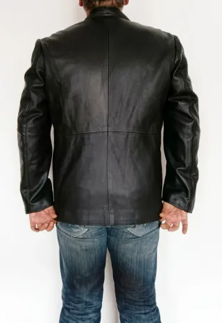 Americana de piel canadiense S/M Medidas indicadas