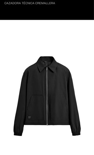 Cazadora Zara Negra Man