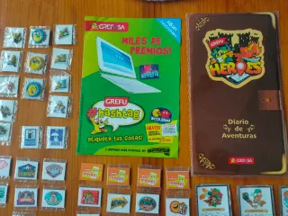 Lote Grefusa: Chapas, Cromos y Más