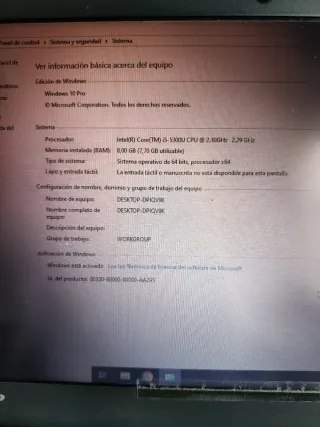 Lenovo Thinkpad X250 en buen estado.